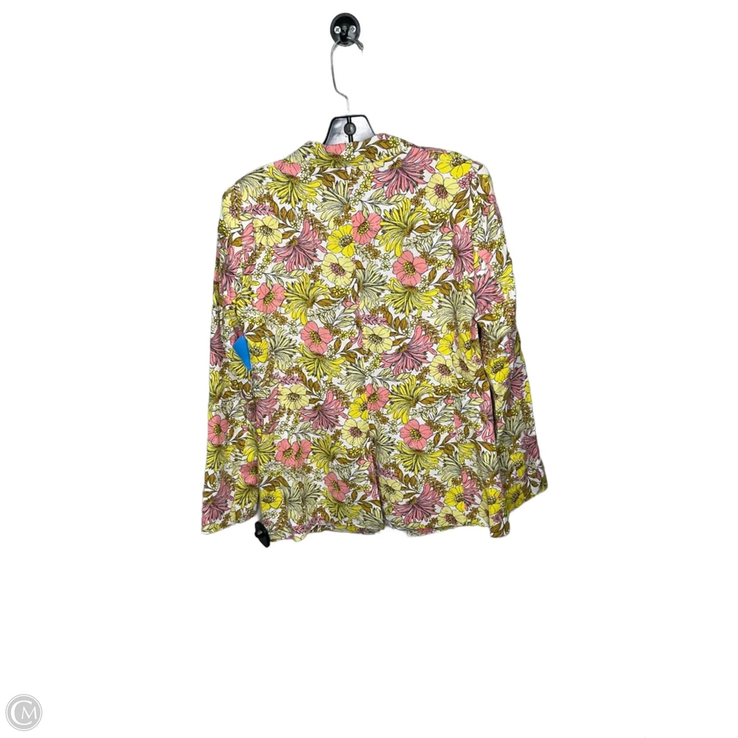 Blazer By Loft In Floral Print, Size: 4