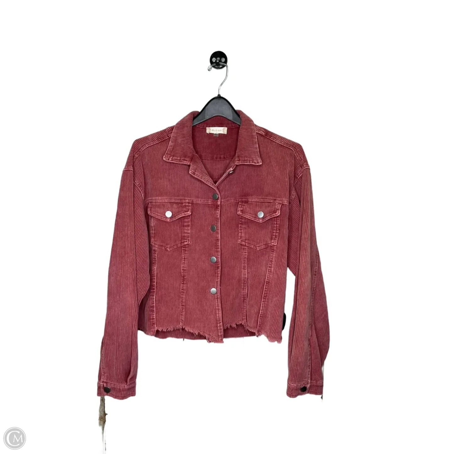 Jacket Shirt By Altard State In Mauve, Size: S