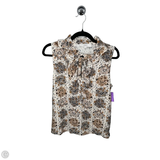 Top Sleeveless By Loft In Multi-colored, Size: S