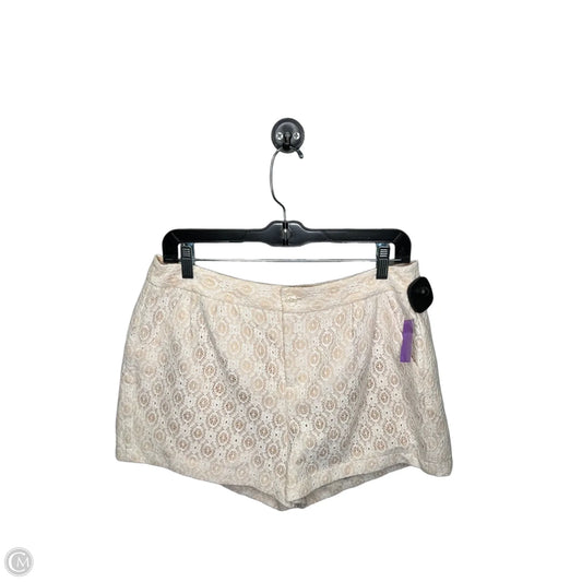 Shorts By Lc Lauren Conrad In Cream & Tan, Size: 10