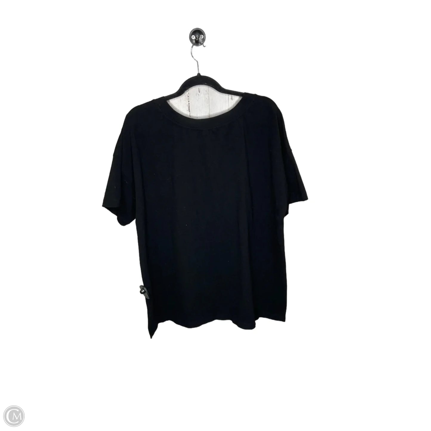 Top Short Sleeve Basic By Talulah In Black, Size: L