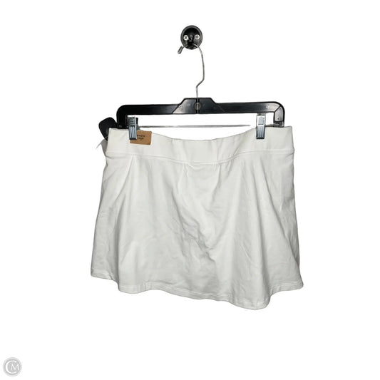 Athletic Skort By Pink In White, Size: L