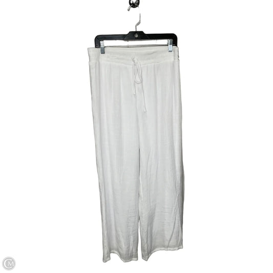 Swimwear Cover-up By Croft And Barrow In White, Size: L