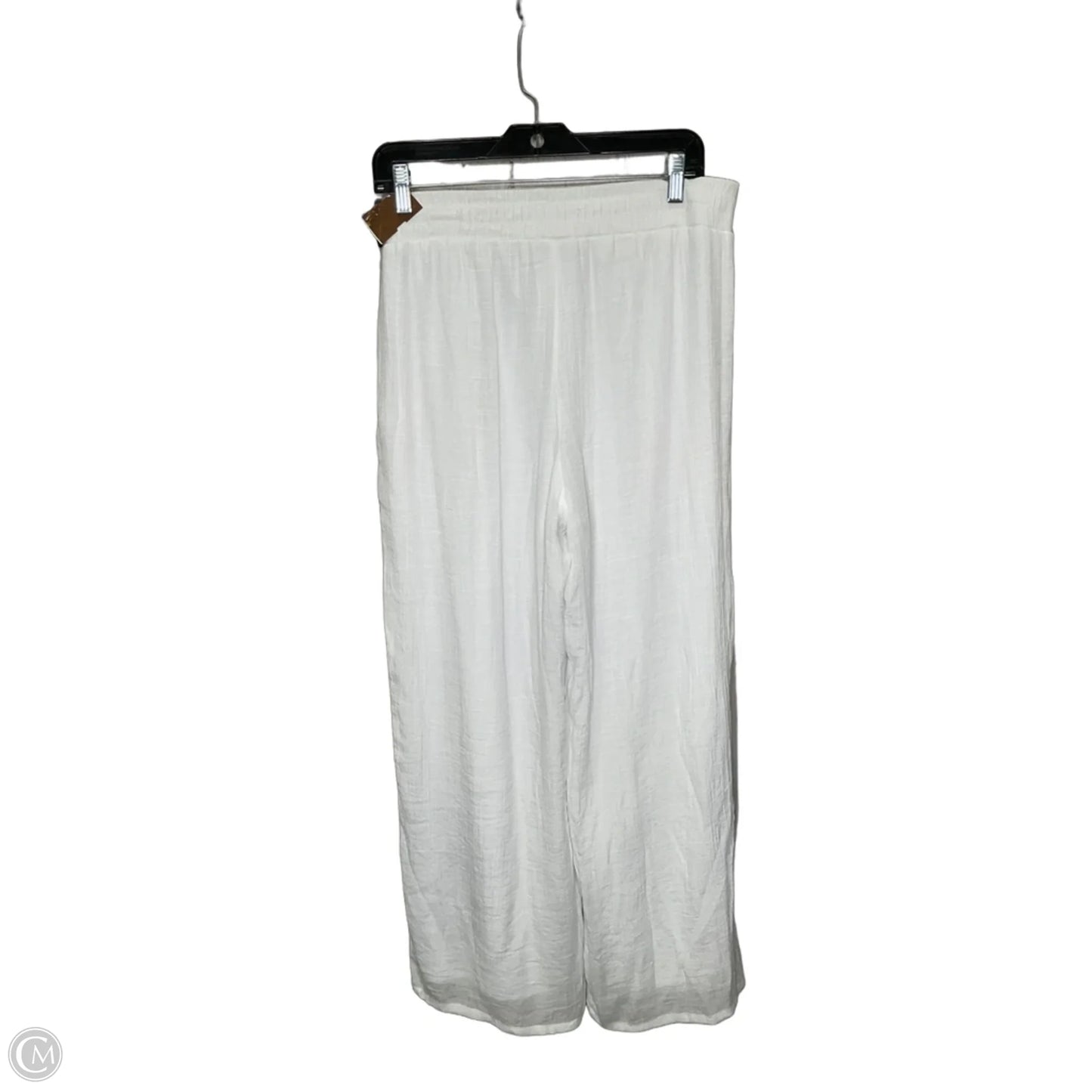 Swimwear Cover-up By Croft And Barrow In White, Size: L