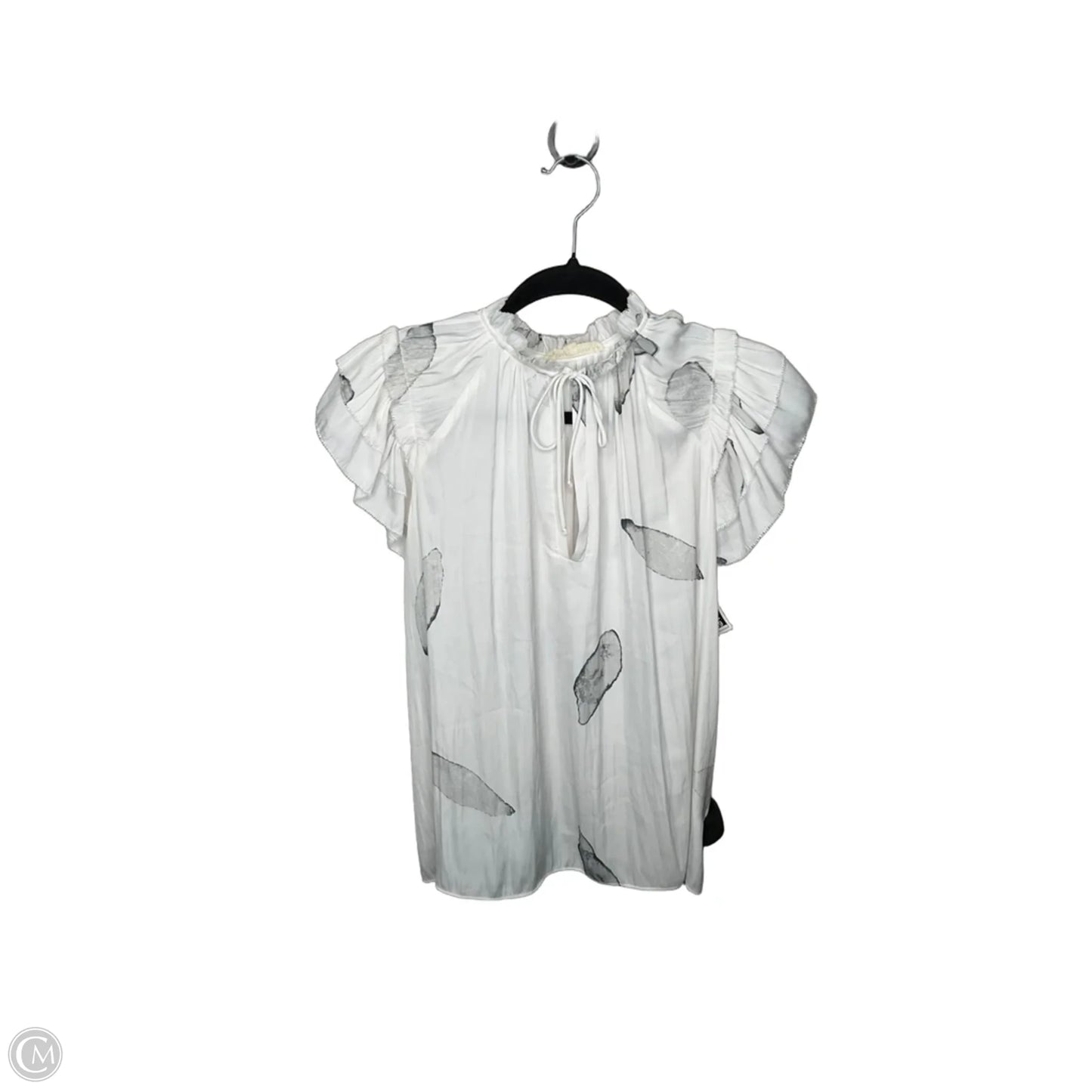Top Sleeveless By Grade & Gather In White, Size: S