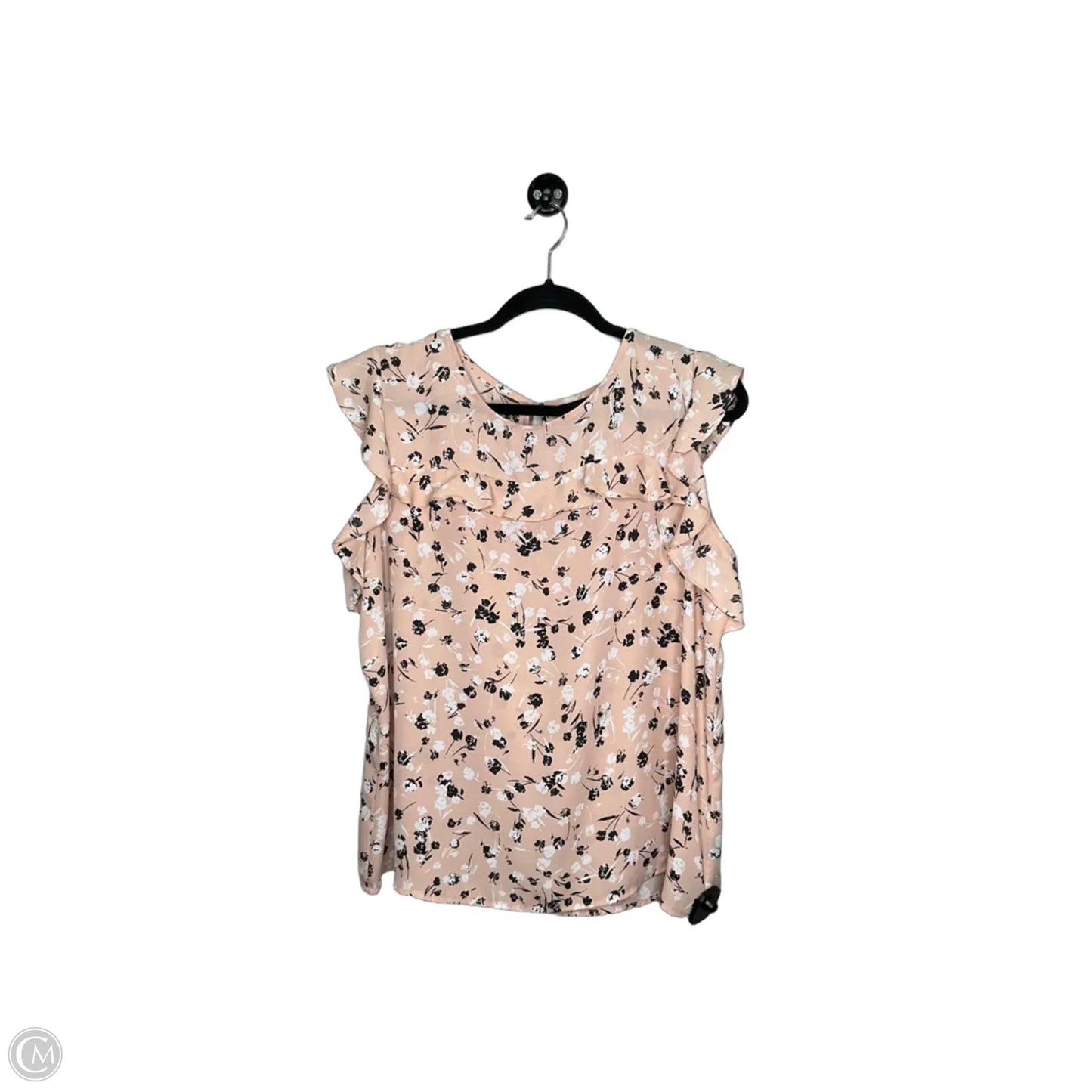 Top Sleeveless By Worthington In Peach, Size: Xlp
