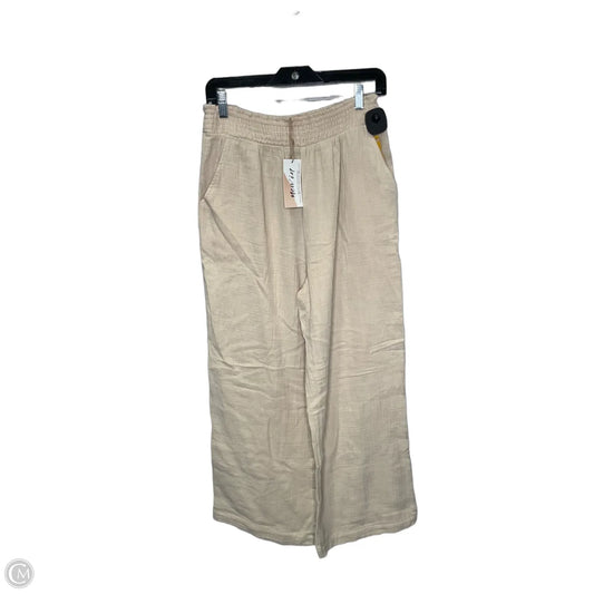 Pants Linen By New In In Tan, Size: L