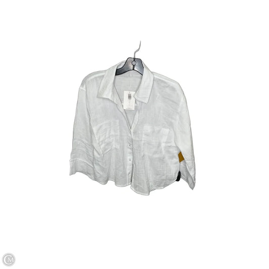 Top 3/4 Sleeve By Z Supply In White, Size: M
