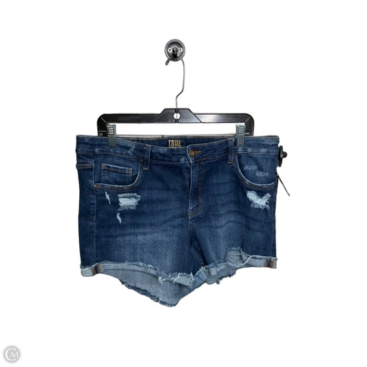 Shorts By True Craft In Blue Denim, Size: 18