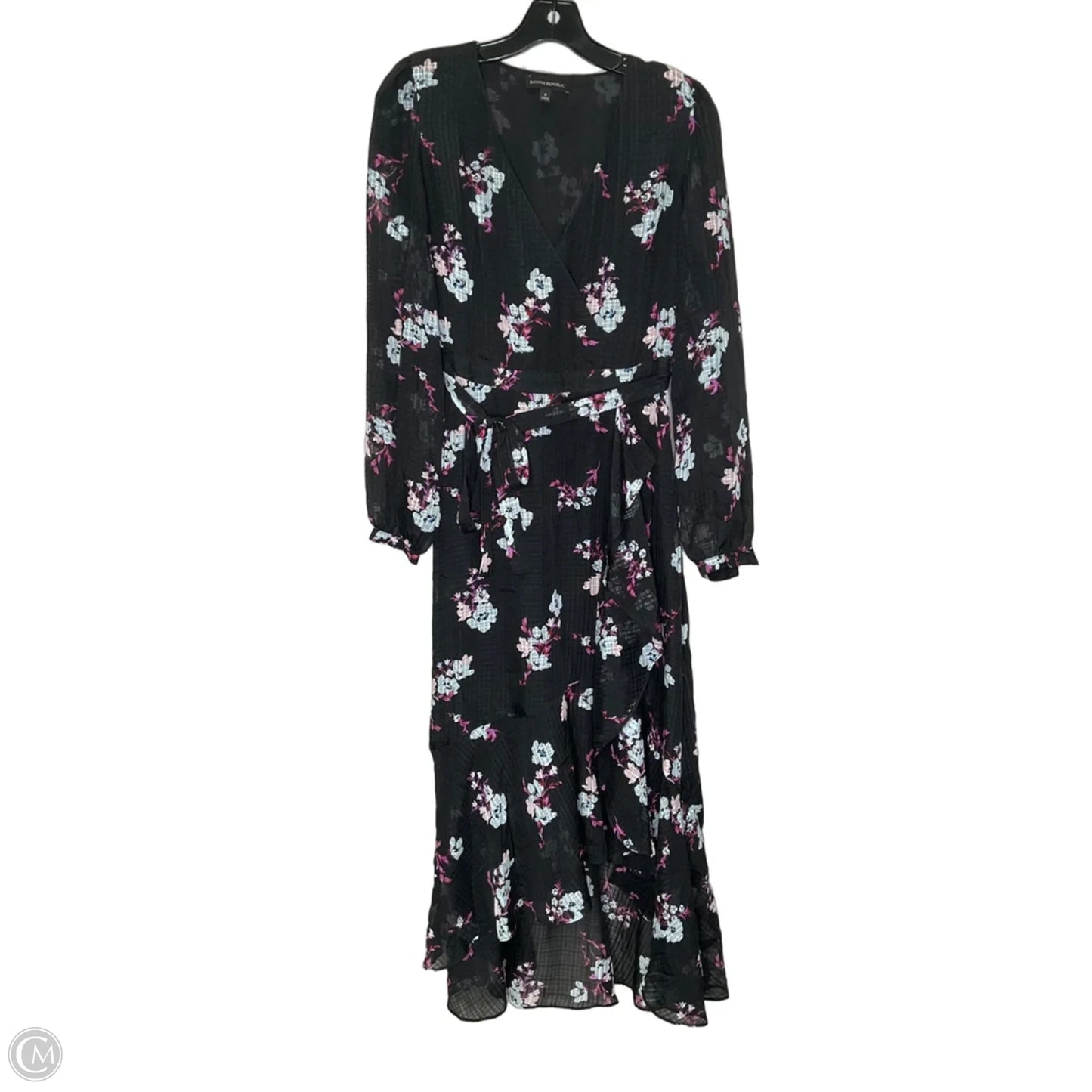 Dress Casual Maxi By Banana Republic In Black, Size: 0