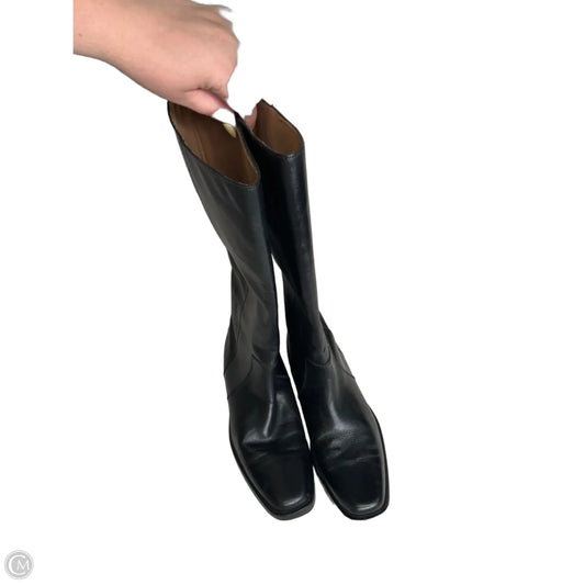 Boots Mid-calf Flats By Madewell In Black, Size: 7