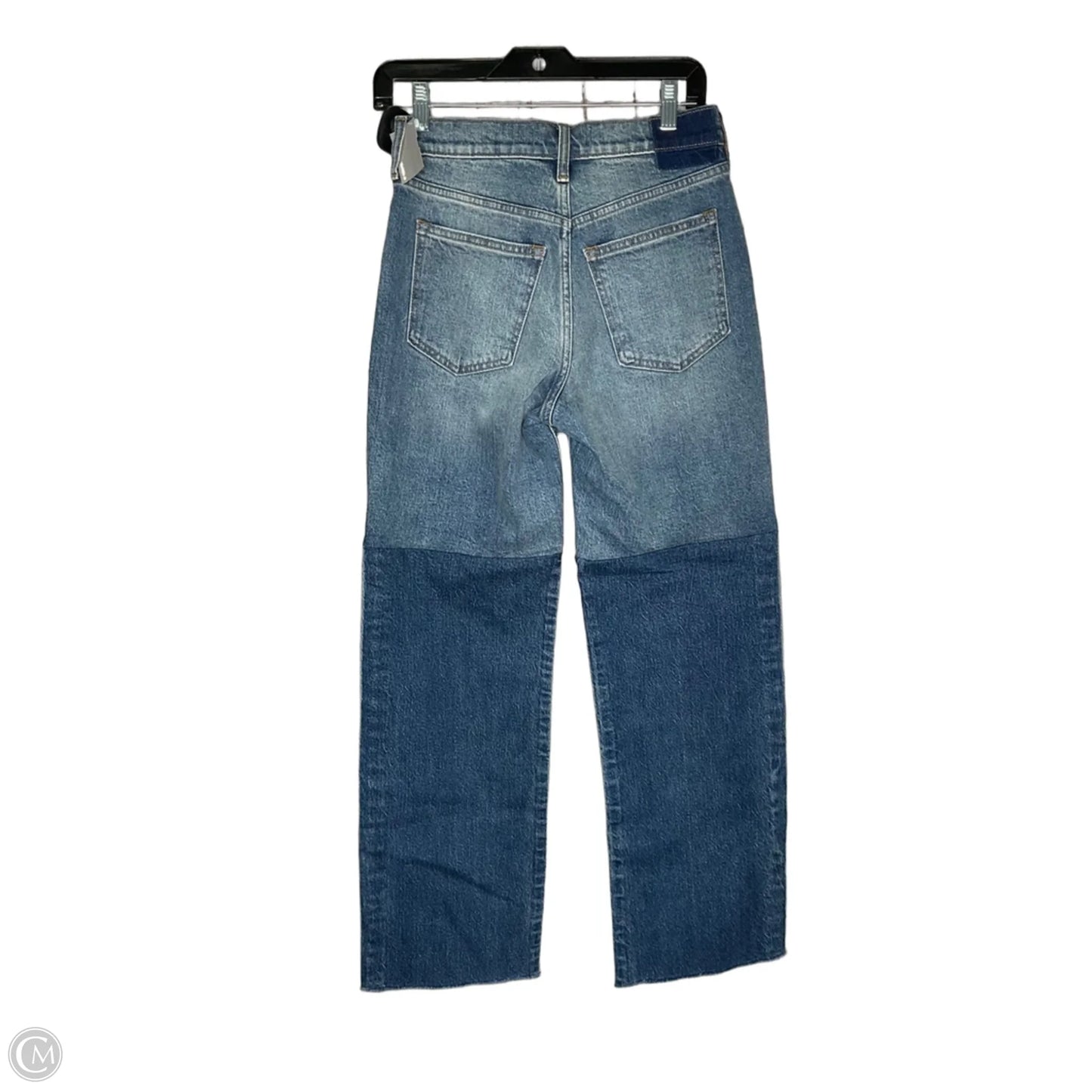 Jeans Straight By Abercrombie And Fitch In Blue Denim, Size: 2p