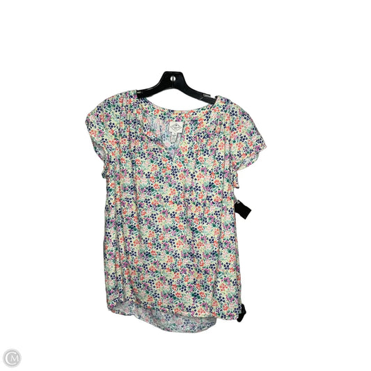 Top Short Sleeve By St Johns Bay In Multi-colored, Size: M
