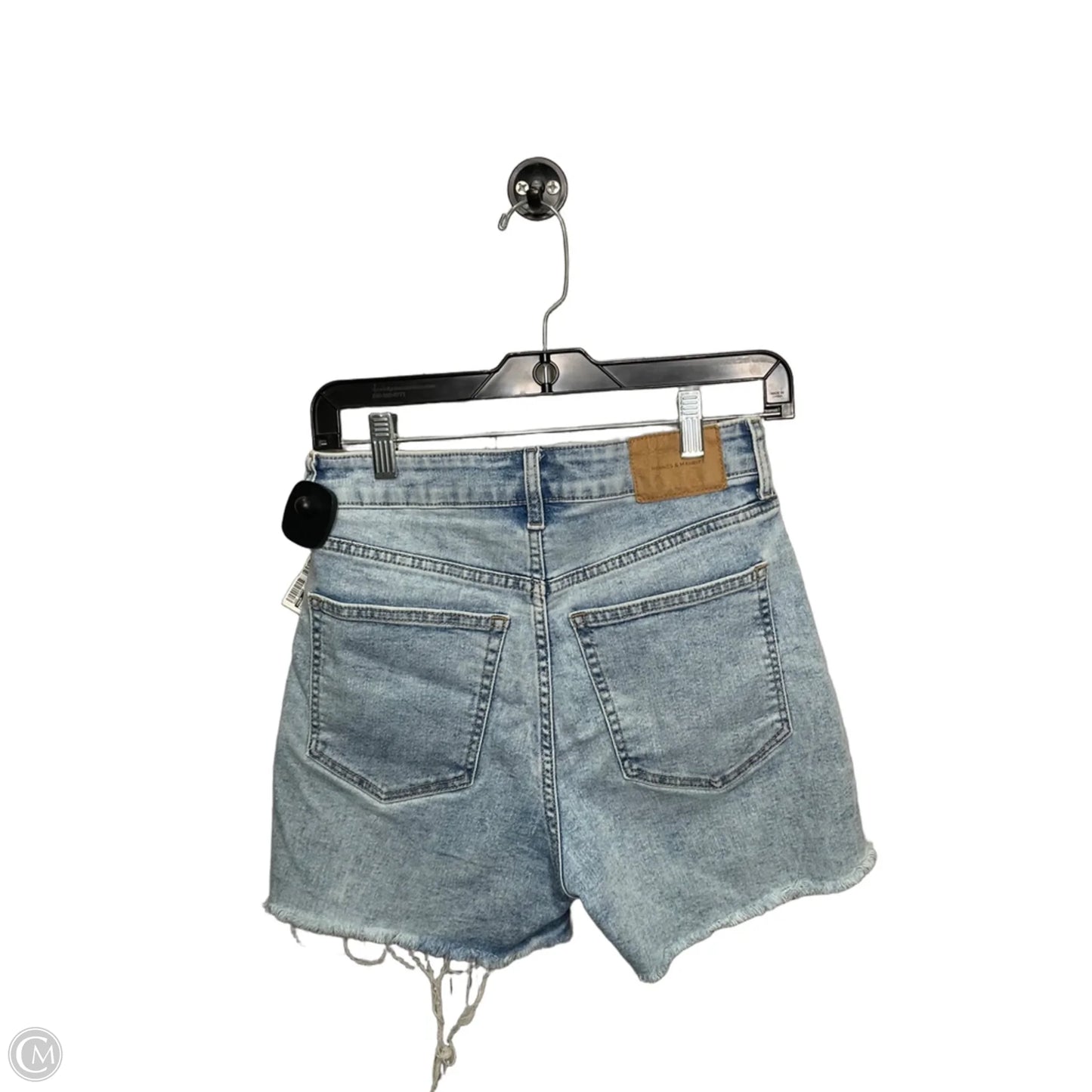 Shorts By H&m In Blue Denim, Size: 6