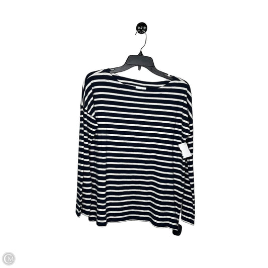 Top Long Sleeve Basic By J. Jill In Striped Pattern, Size: Xs