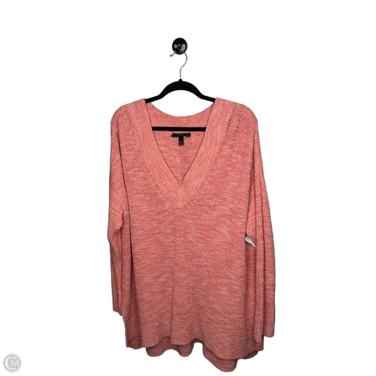 Sweater By Lane Bryant In Red, Size: 2x