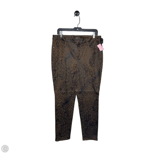 Jeans Jeggings By Chicos In Animal Print, Size: 12
