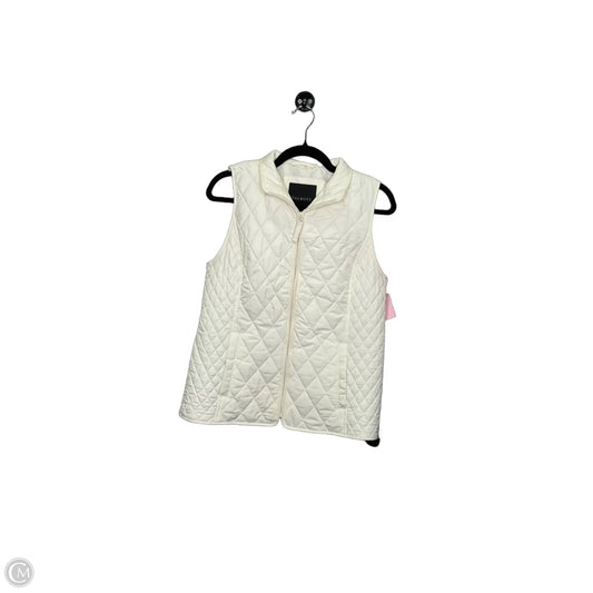 Vest Puffer & Quilted By Talbots In Cream, Size: S