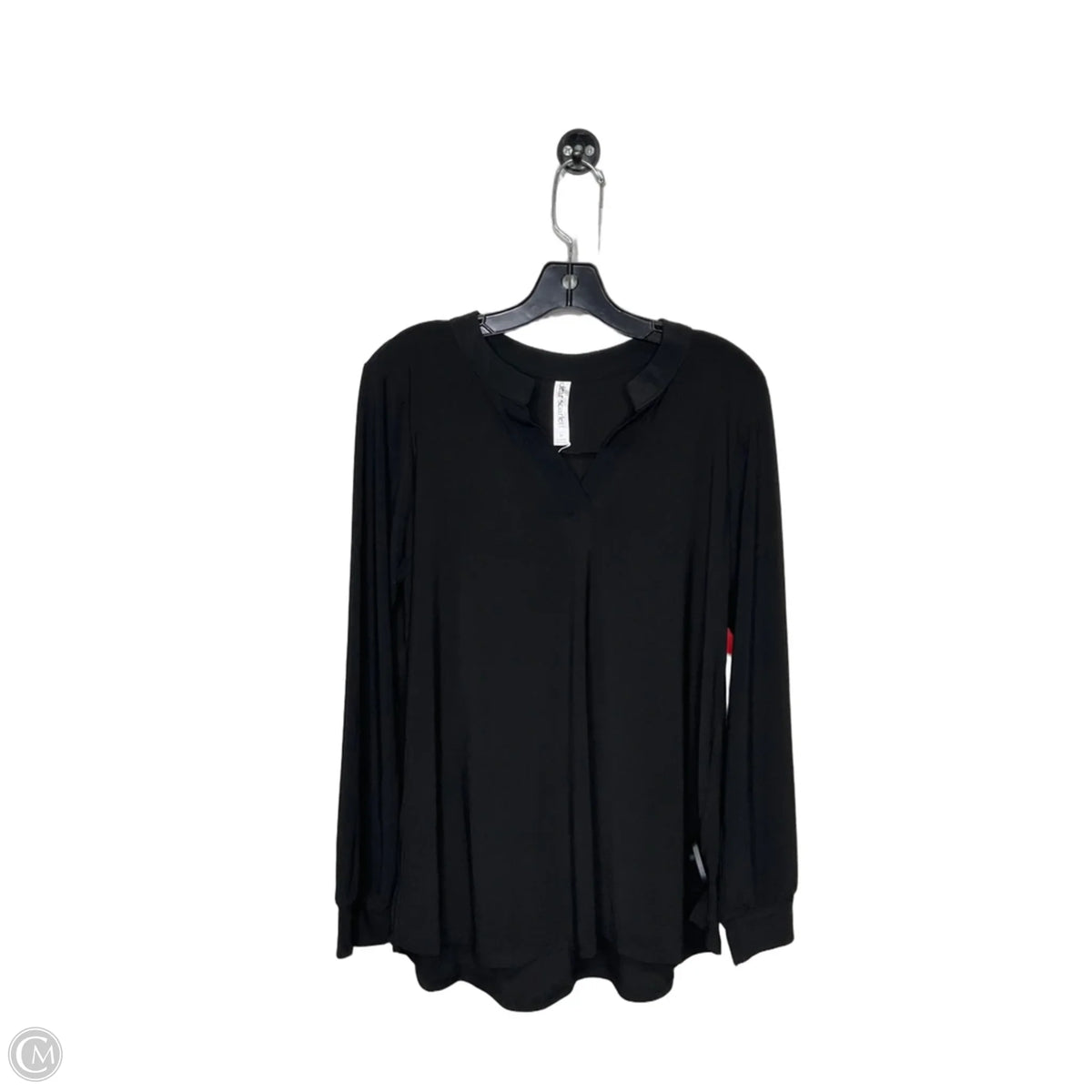 Top 3/4 Sleeve Basic By J. Jill In Black, Size: M