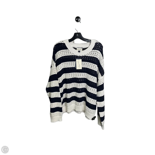 Sweater By Universal Thread In Blue & Cream, Size: 2x