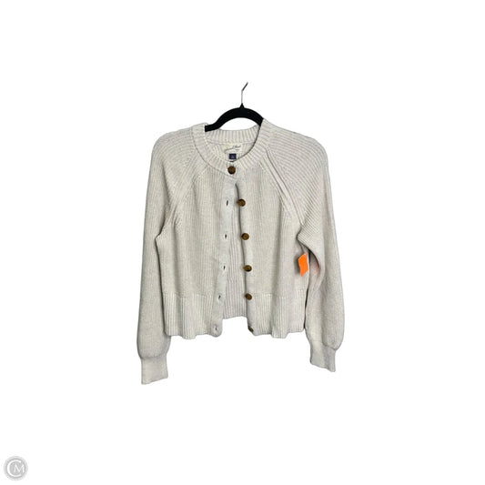 Sweater Cardigan By Universal Thread In Cream, Size: M