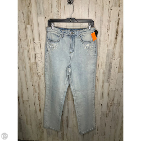 Jeans Straight By Lc Lauren Conrad In Blue Denim, Size: 10