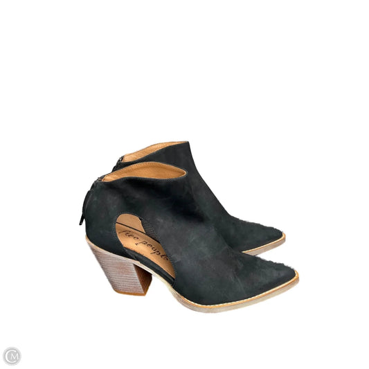 Boots Ankle Heels By Free People In Black, Size: 7.5