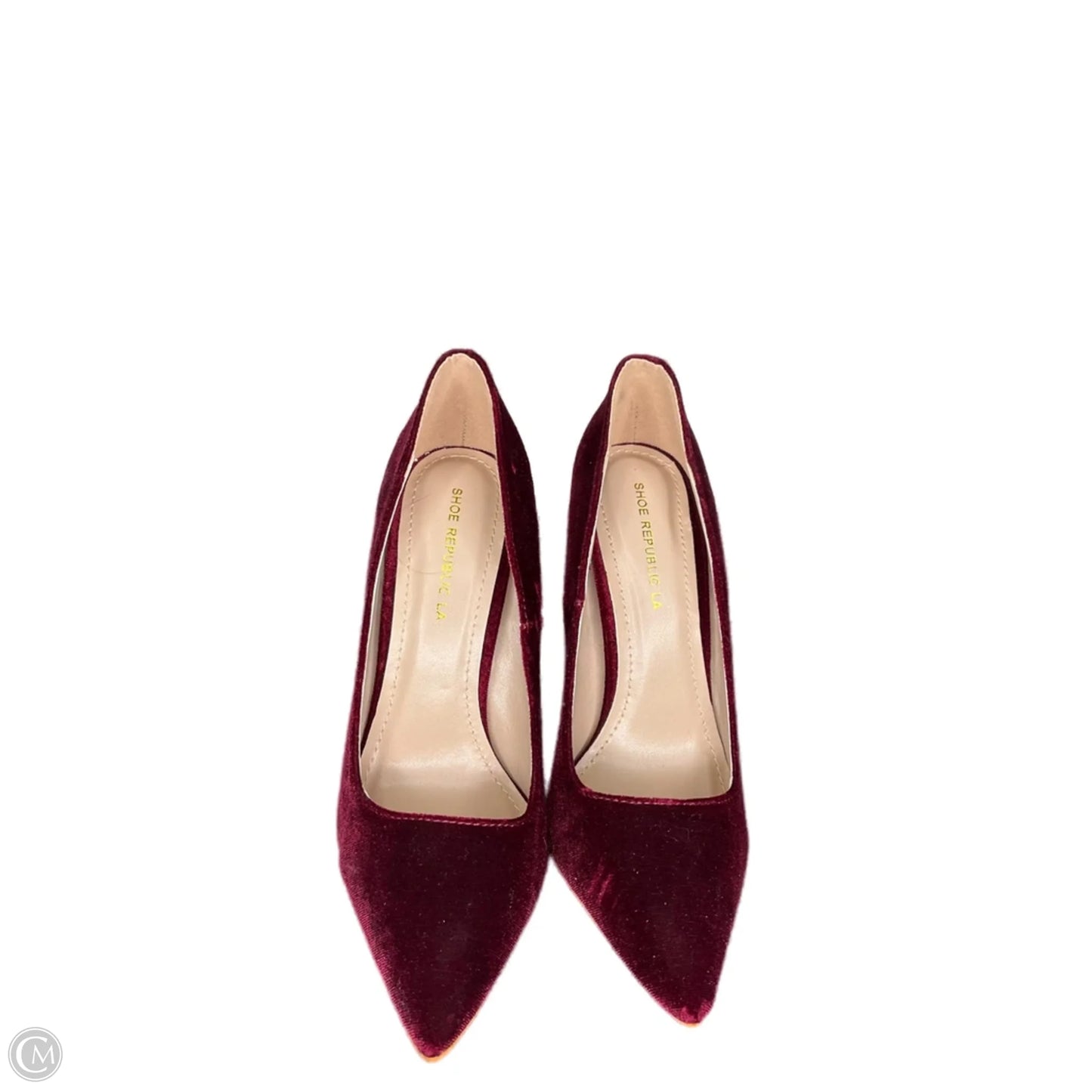 Shoes Heels Stiletto By Clothes Mentor In Maroon, Size: 7.5