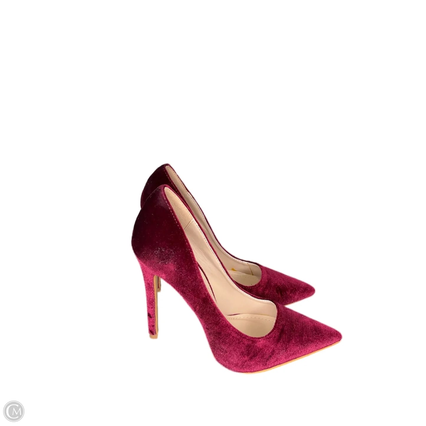 Shoes Heels Stiletto By Clothes Mentor In Maroon, Size: 7.5