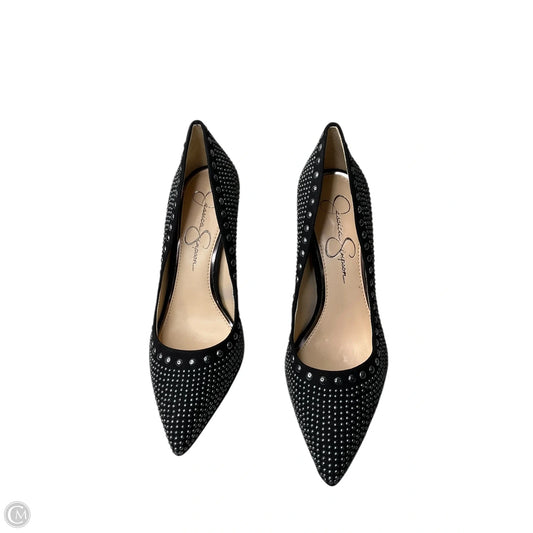 Shoes Heels Kitten By Jessica Simpson In Black, Size: 8