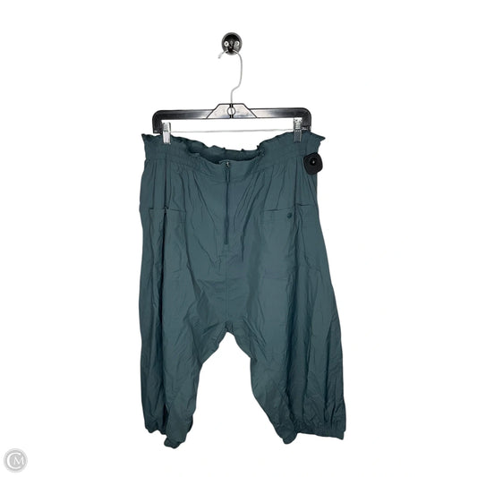 Athletic Capris By Free People In Teal, Size: Xl