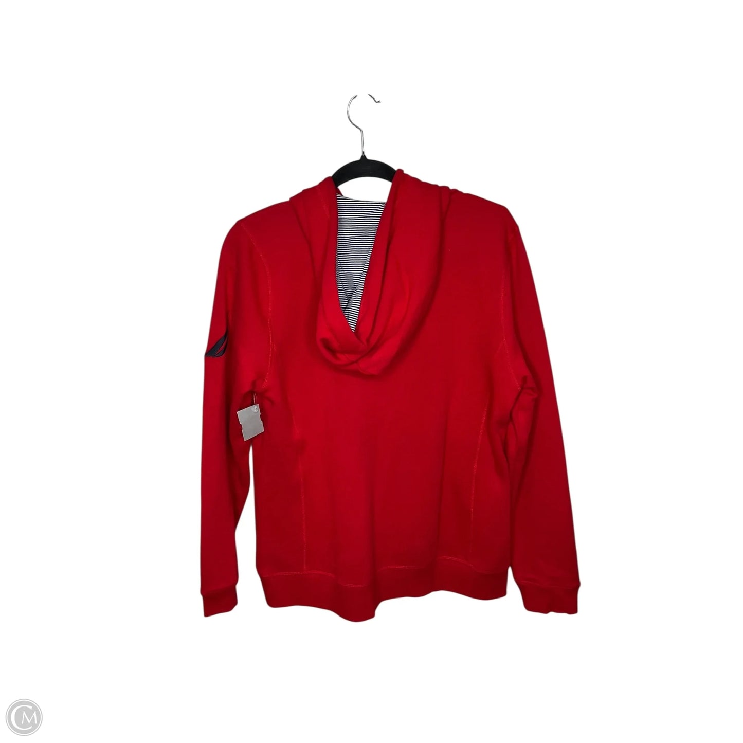 Sweatshirt Hoodie By Nautica In Red, Size: Xl