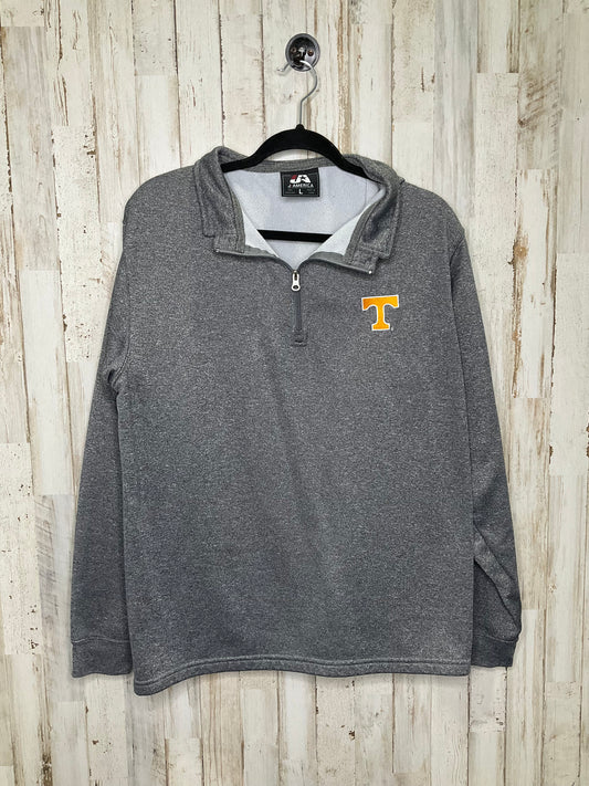 Athletic Top Long Sleeve Collar By Clothes Mentor  Size: L
